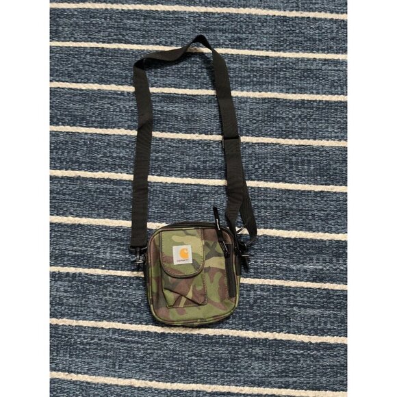 Carhartt Work In Progress WIP Essentials Square Crossbody Shoulder Bag Camo - Picture 1 of 5
